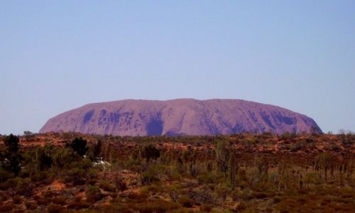 Zdjcie AUSTRALIA / centralna Australia / Ayers Rock / inna pora dnia , inny kolor Uluru