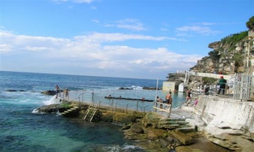 Zdjecie AUSTRALIA / Sydney / Bronte / Basen w skalach-Bronte beach