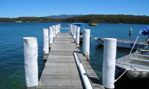 Zdjęcie AUSTRALIA / NSW / Zalew Wogonga / W porcie..