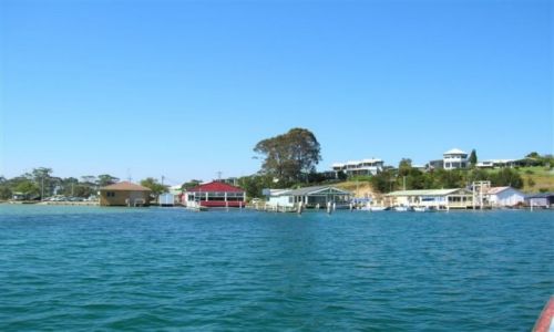 Zdjęcie AUSTRALIA / NSW / Narooma-miasto / Nad zatoka morska..