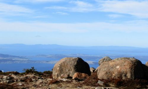 Zdjecie AUSTRALIA / Tasmania / Hobart / Z najwysego szczytu Tasmanii