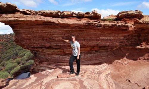 Zdjcie AUSTRALIA / Wschodnia Australia / Kalbarri / backpacker