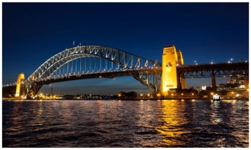 Zdjęcie AUSTRALIA / Sydney / Sydney / Harbor Bridge by Night