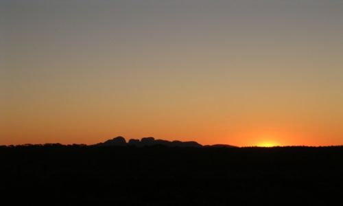 Zdjecie AUSTRALIA / Northern Teritory / Olgas / Olgas po zachodzie słońca