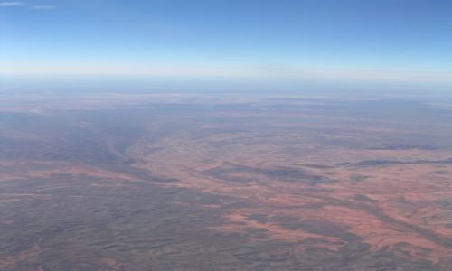 Zdjęcie AUSTRALIA / Northern Teritory / Gdzieś nad pustynią / Widok z samolotu