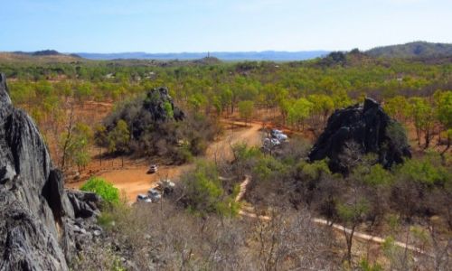 AUSTRALIA / Queensland / Chillagoe caves Nat. Park / Dawne dno oceanu