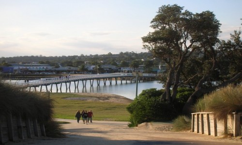 Zdjęcie AUSTRALIA / Victoria / Lake Entrance / Bridge-Cunningham Arm