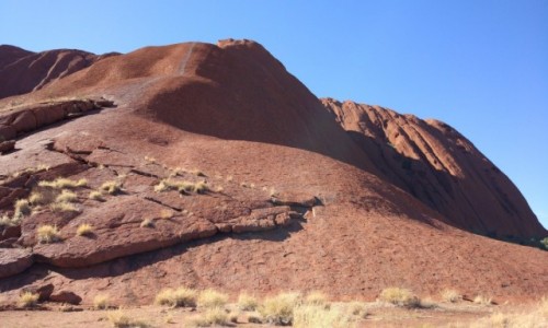 Zdjecie AUSTRALIA / NT / Outback / Uluru triche inaczej