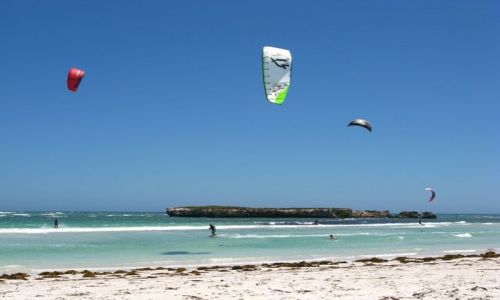 Zdjecie AUSTRALIA / WA / Lancelin / Kite surfing