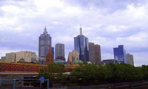 Zdjęcie AUSTRALIA / południowa Australia / Melbourne / panorama centrum Melbourne