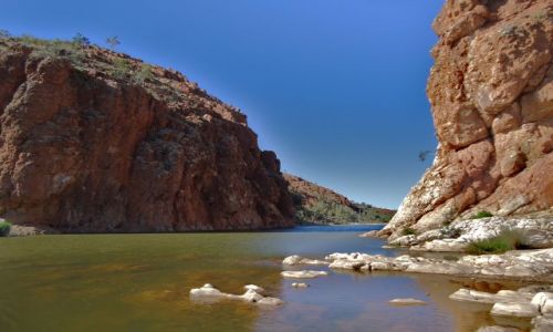 Zdjęcie AUSTRALIA / Terytorium Północne / Glen Helen George / Z jednej strony