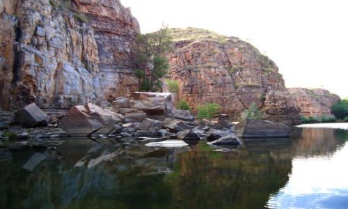 Zdjecie AUSTRALIA / Terytorium Pnocne / Katherine Gorge / Z prdem Katherine River