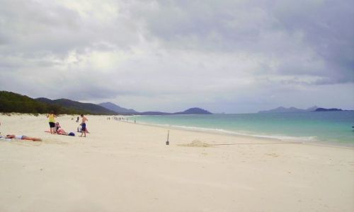 Zdjecie AUSTRALIA / poudniowo -wschodnia Australia / Whitsunday Islands / na Whitheaven Beach- 