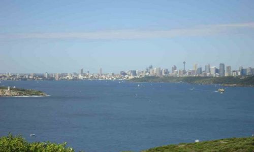Zdjecie AUSTRALIA / Sydney / Manly / Widok na Sydney z North Head 