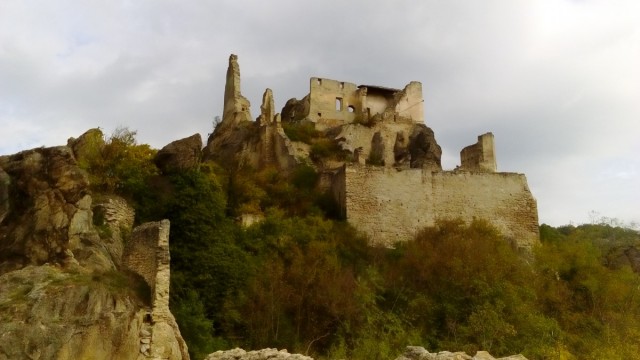 Zdj cia: Dürnstein, Dolina Wachau, Ruiny zamku w Dürnstein, AUSTRIA Zdj cia: Dürnstein, Dolina Wachau, Ruiny zamku w Dürnstein, AUSTRIA