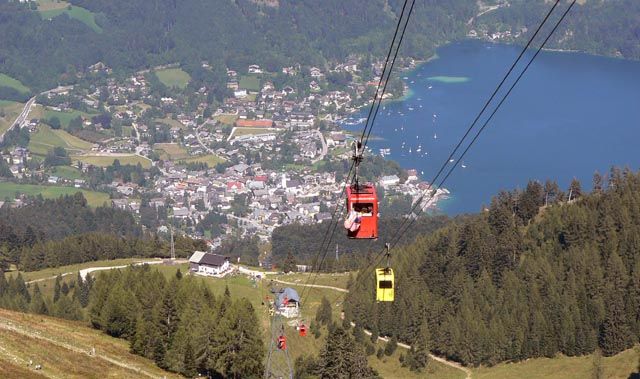 Zdjęcia: Zwolferhorn 1522 m n p m, kolejka linowa, AUSTRIA Zdjęcia: Zwolferhorn 1522 m n p m, kolejka linowa, AUSTRIA