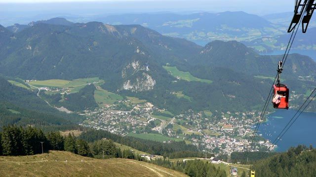 Zdjęcia: Zwolferhorn 1522 m n p m, kolejka linowa, AUSTRIA Zdjęcia: Zwolferhorn 1522 m n p m, kolejka linowa, AUSTRIA