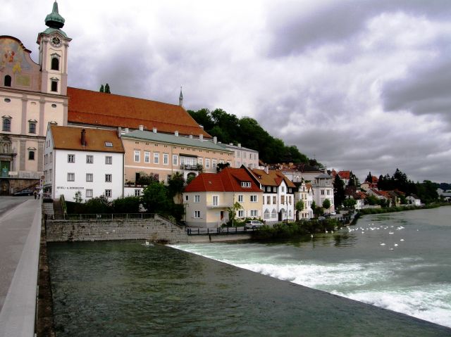 Zdjęcia: Ujście rzeki Steyr do Anizy, Górna Austria, Steyr, AUSTRIA Zdjęcia: Ujście rzeki Steyr do Anizy, Górna Austria, Steyr, AUSTRIA