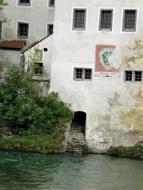 Zdjęcia: Steyr, Górna Austria, wejście do domu nad rzeką, AUSTRIA Zdjęcia: Steyr, Górna Austria, wejście do domu nad rzeką, AUSTRIA