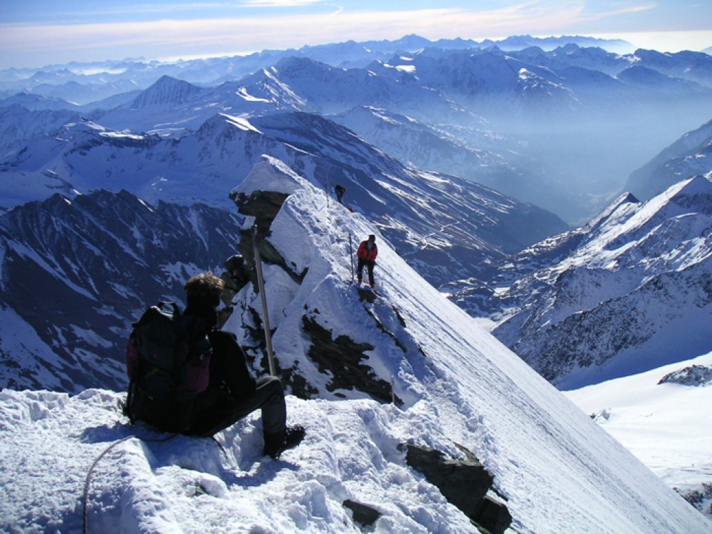 Zdjęcia: Glockner, Wysokie Taury, Na grani Grosglocknera, AUSTRIA Zdjęcia: Glockner, Wysokie Taury, Na grani Grosglocknera, AUSTRIA