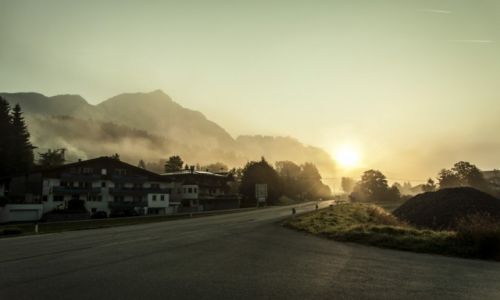Zdjecie AUSTRIA / Salzburg/Tirol / Kitzbhel / Alpy rano