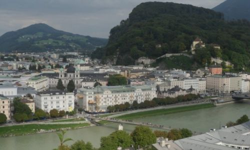 Zdjcie AUSTRIA / Tyrol / Salzburg / nad rzek Salzach