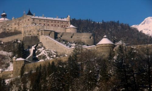 Zdjcie AUSTRIA / Salzburg / zamek Hohenwerfen / zamek Hohenwerfen 