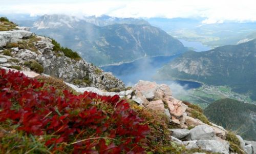 Zdjecie AUSTRIA / ok salzburga / poniej lodowca dachstein  / widok na Hallstatter see 27.09.14r