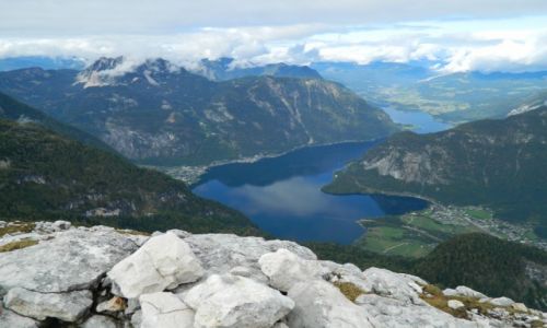 Zdjecie AUSTRIA / ok salzburga / poniej lodowca dachstein  / widok na Hallstatter see