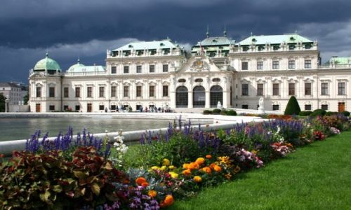 Zdjcie AUSTRIA / Wiede / Paac Belvedere / Belvedere przed burz