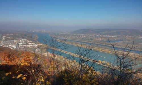Zdjcie AUSTRIA / Wien /  okilice Kalembergu / widok na Dunaj