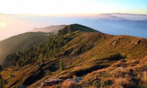Zdjecie AUSTRIA / Alpy Gailtalskie / Martennock / W blasku wschodzcego soca