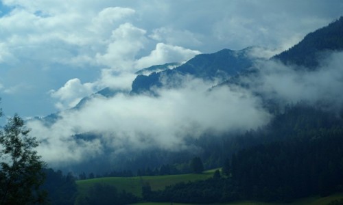 Zdjcie AUSTRIA / - / Austria / -  poranne mgy -