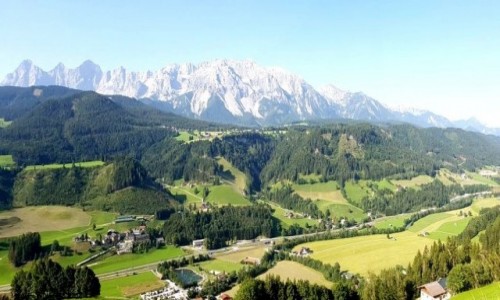 Zdjcie AUSTRIA / Kraj zwizkowy Styria / Schladming / Widok na gry i dolin 