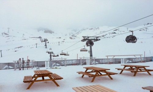 Zdjcie AUSTRIA / Kaprun / Kitzsteinhorn  / Cudowna biel ski region 