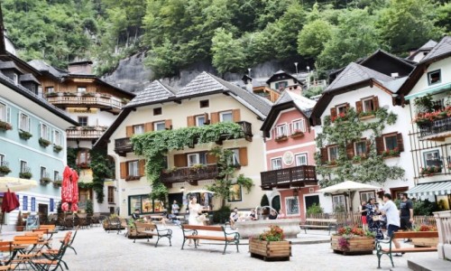 Zdjcie AUSTRIA / Grna Austria / HALLSTATT / Cukierkowy Hallstatt