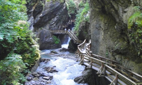 Zdjcie AUSTRIA / Ziemia Salzburska / Kaprun / W wwozie Sigmund Thun Klamm