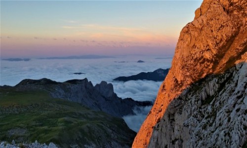 Zdjęcie AUSTRIA / alpy / hochschwab / wschód tuż pod szczytem