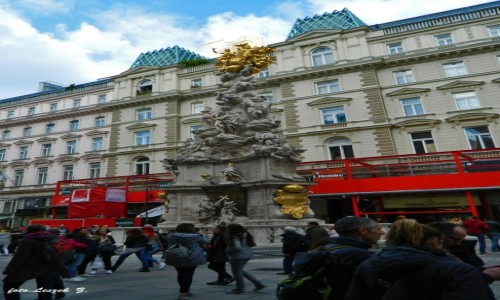 Zdjęcie AUSTRIA / Wiedeń. / Placu Graben. / Wiedeń - Kolumna Morowa Trójcy Świętej.