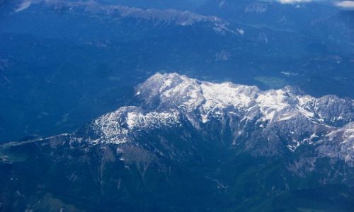 Zdjęcie AUSTRIA / Alpy / w powietrzu / Lot nad Alpami