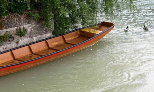 Zdjecie AUSTRIA / Grna Austria / Steyr / na rzece