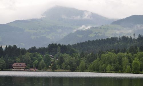 Zdjęcie AUSTRIA / Tyrol / Kirchberg / jeziorko w skromniejszym ujeciu