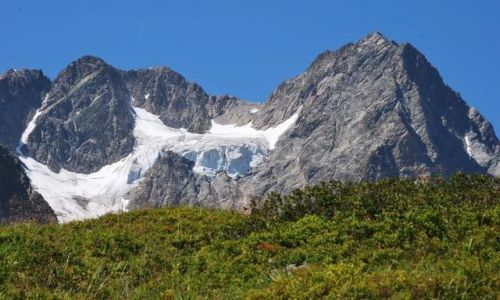 Zdjecie AUSTRIA / Tirol / Dolina Pitztal / topniejacy nieg