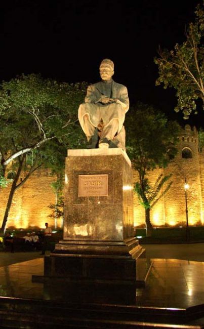 Zdjęcia: Baku, Baku nocą, AZERBEJDżAN Zdjęcia: Baku, Baku nocą, AZERBEJDżAN