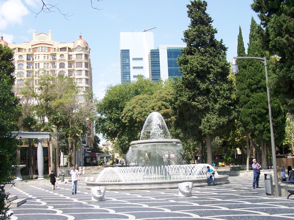 Zdjęcia: centrum miasta, Baku, Plac Fontann, AZERBEJDżAN Zdjęcia: centrum miasta, Baku, Plac Fontann, AZERBEJDżAN