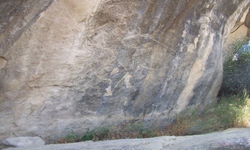 Zdjecie AZERBEJDAN / Gobustan / Gobustan / Byk naskalny II