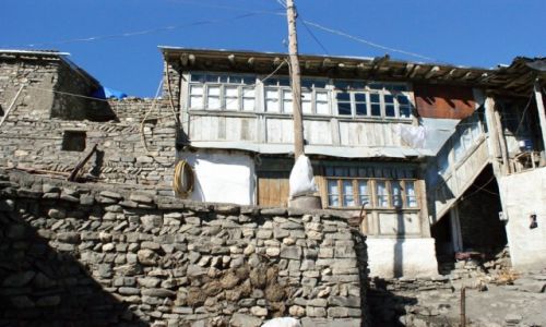 Zdjcie AZERBEJDAN / Kaukaz / Chinaliq / nasz pensjonat