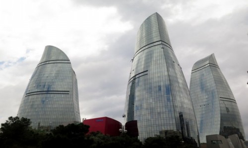 Zdjęcie AZERBEJDżAN / Baku / Baku / Ogniste Wieże, Baku