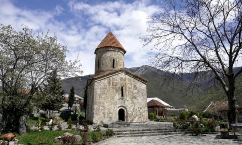 Zdjcie AZERBEJDAN / Szeki / Kisz / Koci w. Elizeusza w wiosce Kisz