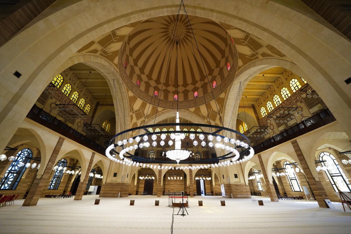 Zdjęcia: ., Manama, Wielki Meczet Al Fateh, wnętrze, BAHRAJN Zdjęcia: ., Manama, Wielki Meczet Al Fateh, wnętrze, BAHRAJN